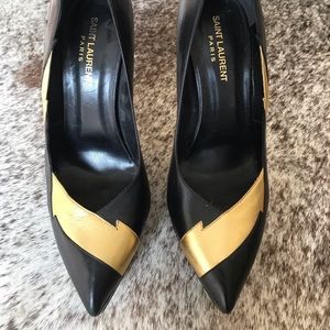 Authentic Saint Laurent Stilettos. Size 10.